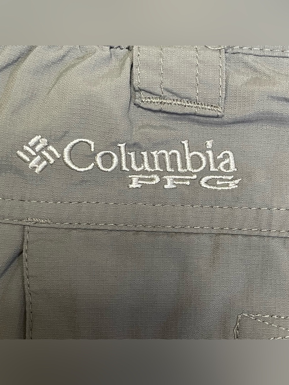 Columbia Sportswear Co. Men's 40 Gray Cargo Shorts Performance Fishing Gear - Picture 6 of 9